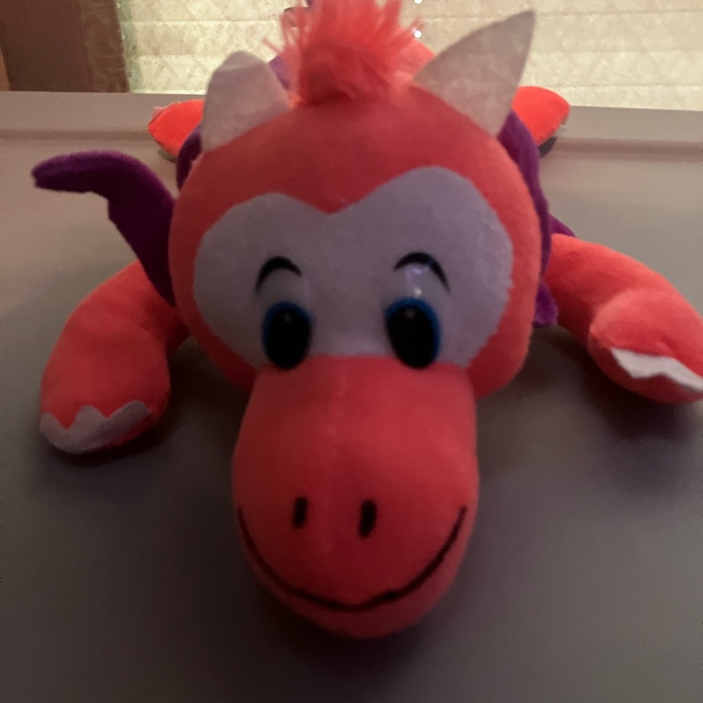Pink Dragon Plush